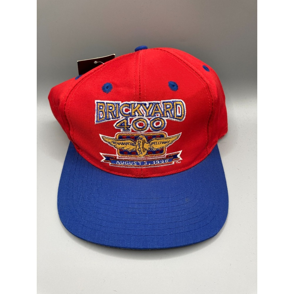 Vintage 1999 Brickyard 400 Indianapolis Motor Speedway Snapback Hat Top World